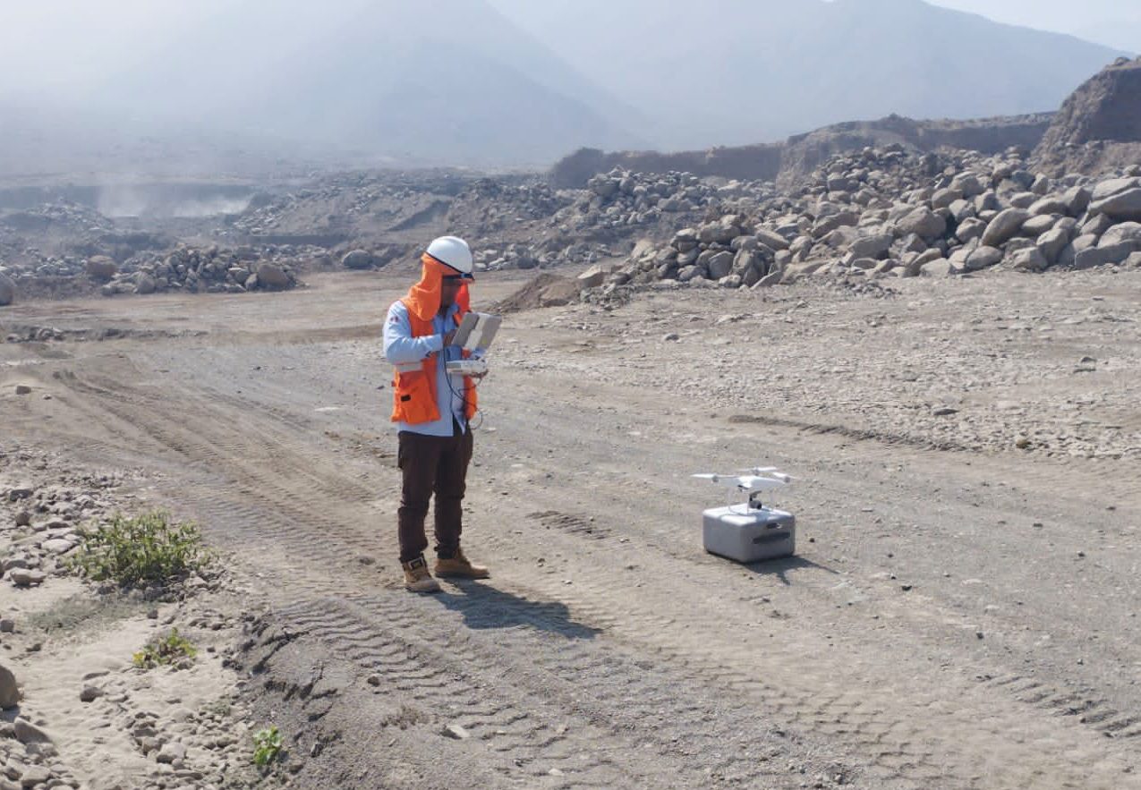 Levantamiento topográfico en minería
