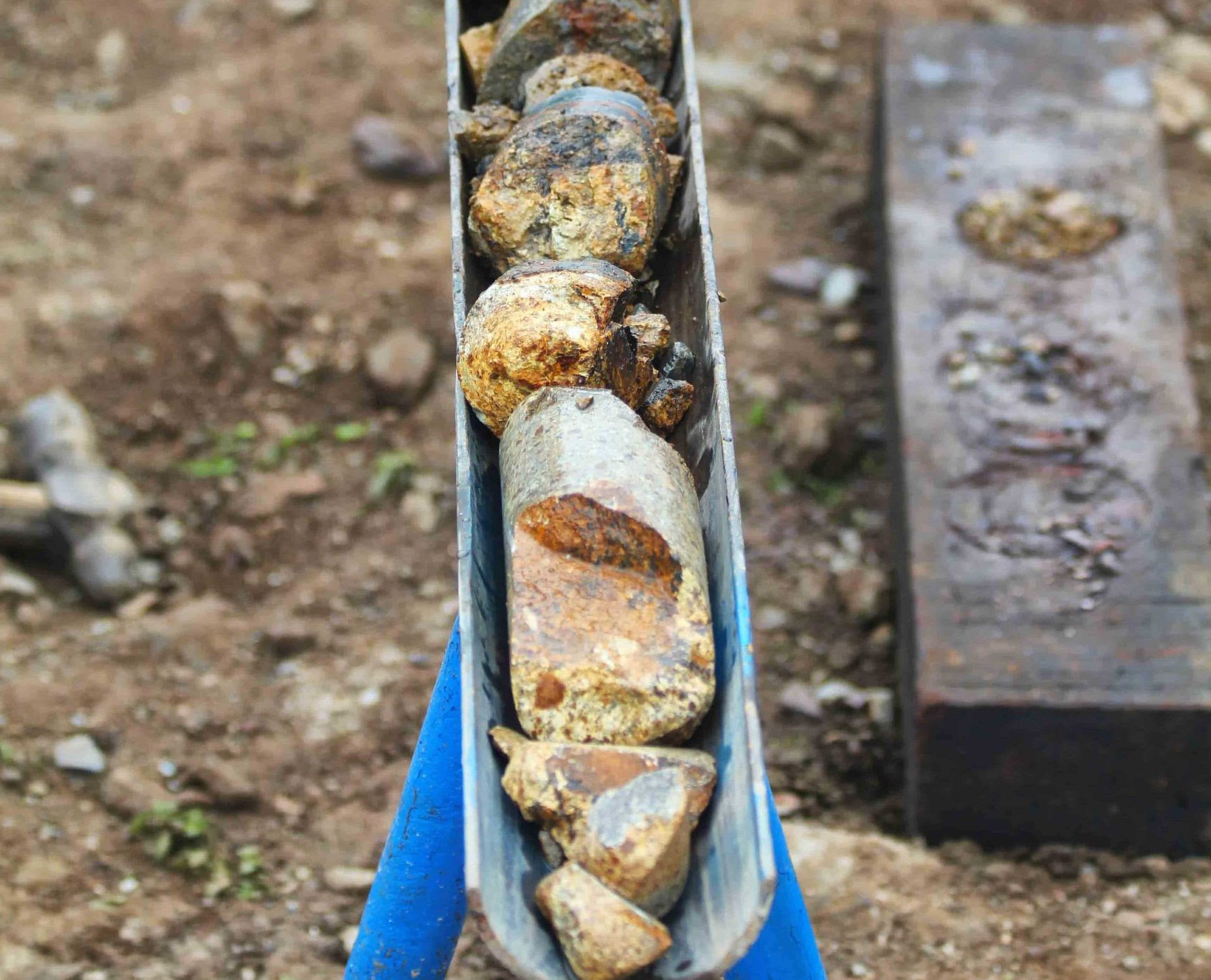 Muestras de roca
